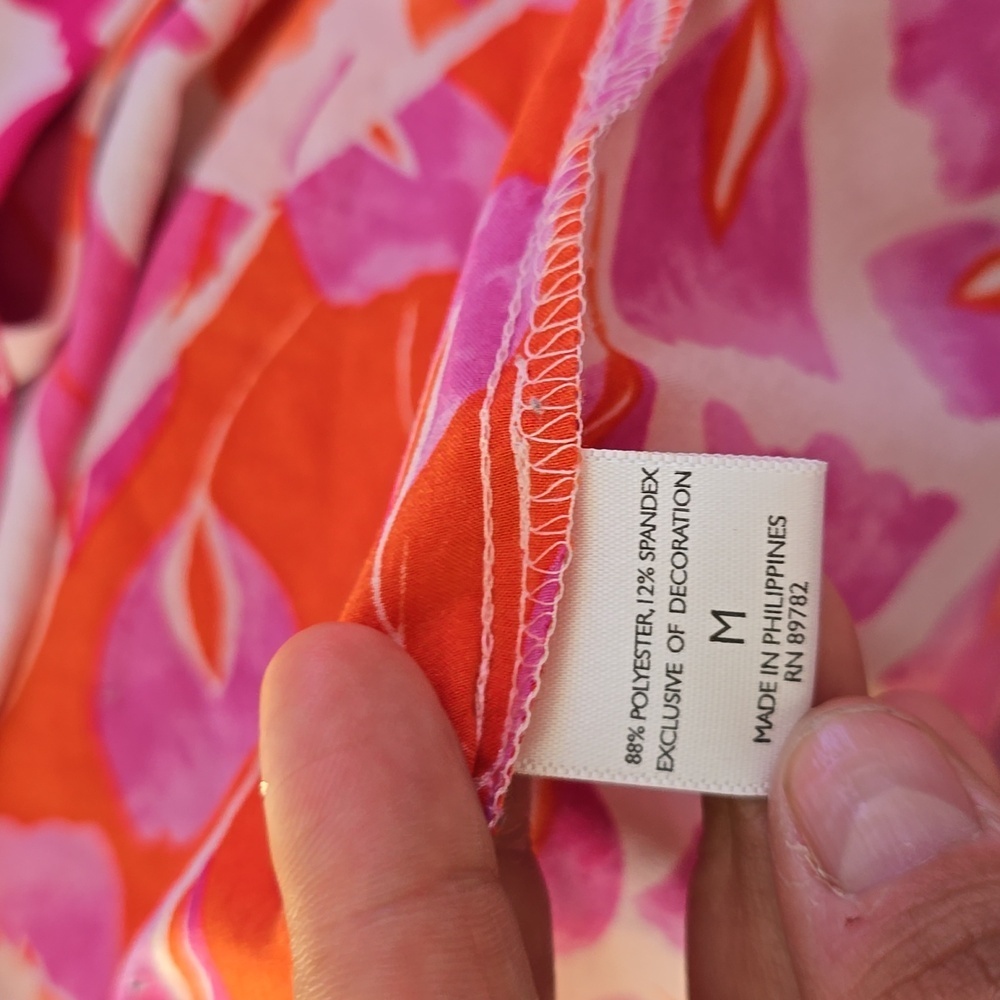 Natori Floral Print Mini Robe - Picture 10 of 10